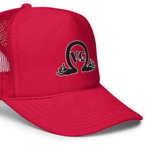 QueenVCulture Logo Foam trucker hat
