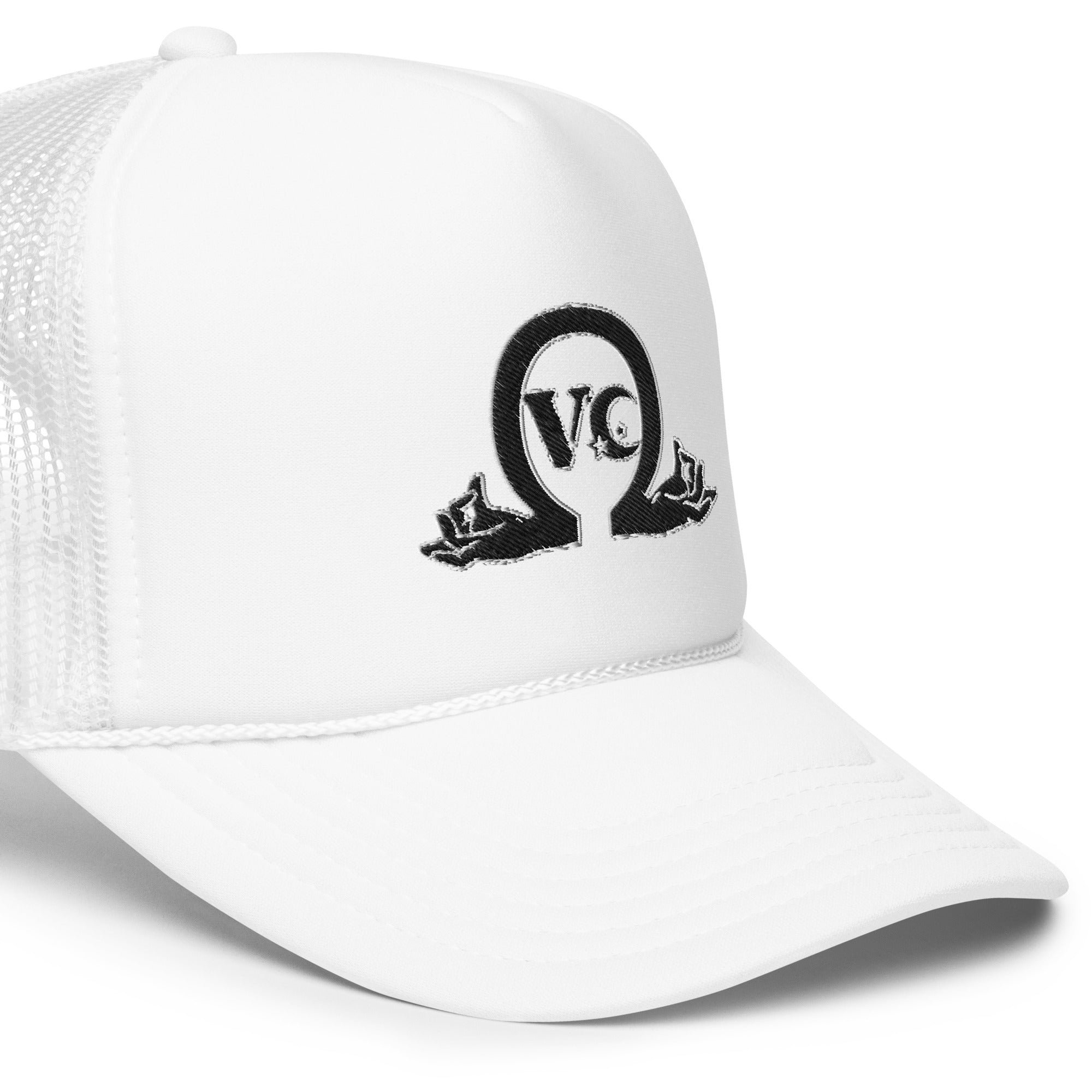 QueenVCulture Logo Foam trucker hat