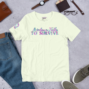 “It takes a Tribe To SURVIVE” ΩVζ Short-Sleeve T-Shirt