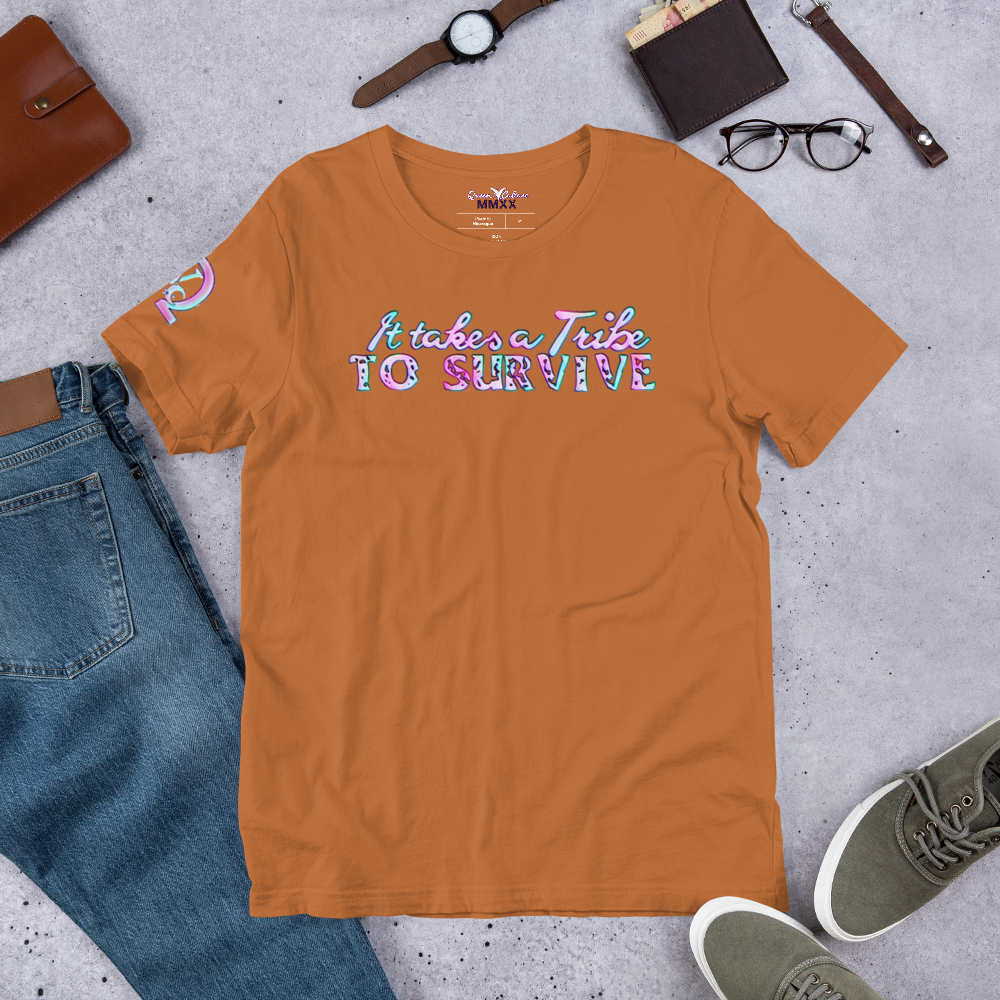 “It takes a Tribe To SURVIVE” ΩVζ Short-Sleeve T-Shirt