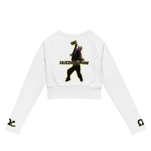 Queen Culture long-sleeve crop top