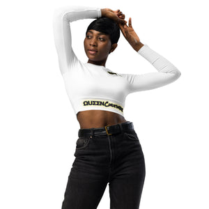 Queen Culture long-sleeve crop top