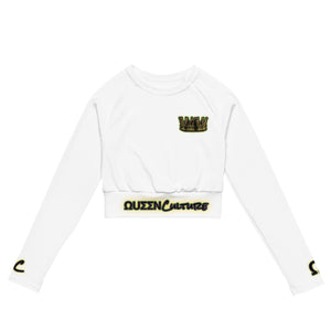 Queen Culture long-sleeve crop top