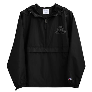 QueenVCulture Logo Embroidered Champion Packable Jacket