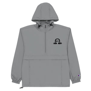 QueenVCulture Logo Embroidered Champion Packable Jacket