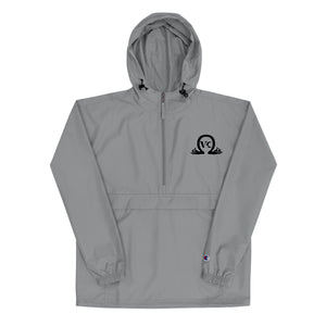 QueenVCulture Logo Embroidered Champion Packable Jacket