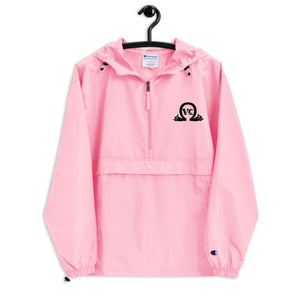 QueenVCulture Logo Embroidered Champion Packable Jacket