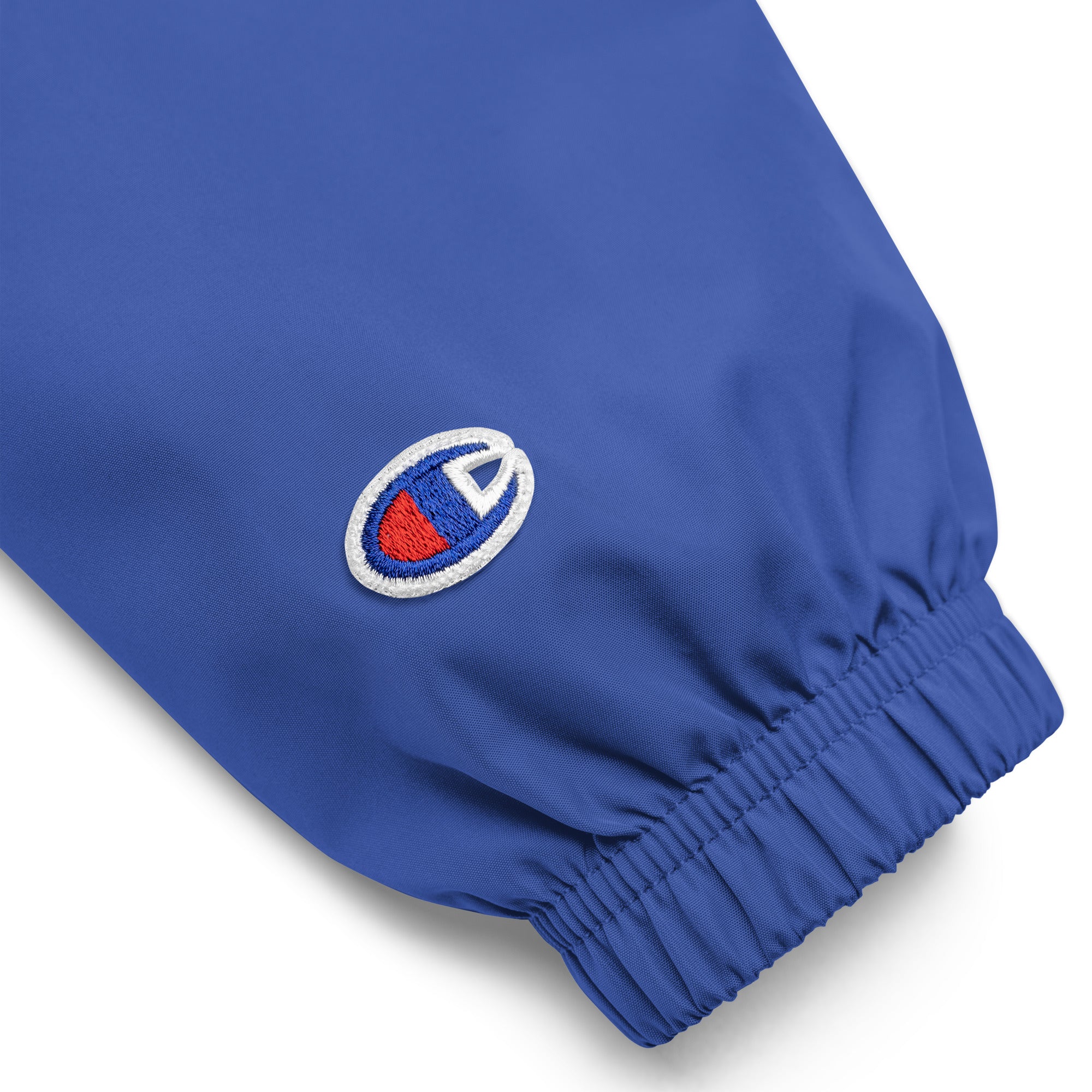QueenVCulture Logo Embroidered Champion Packable Jacket