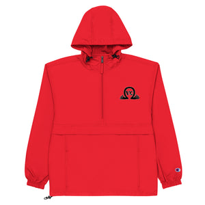 QueenVCulture Logo Embroidered Champion Packable Jacket