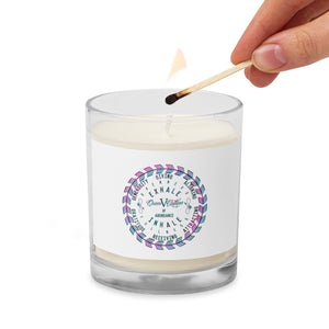 QueenVCulture Motto Glass Jar Soy Wax Candle
