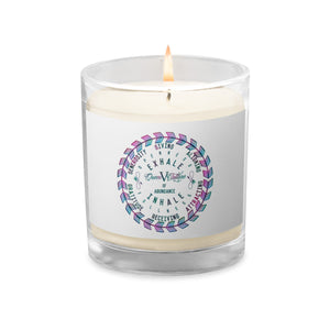 QueenVCulture Motto Glass Jar Soy Wax Candle