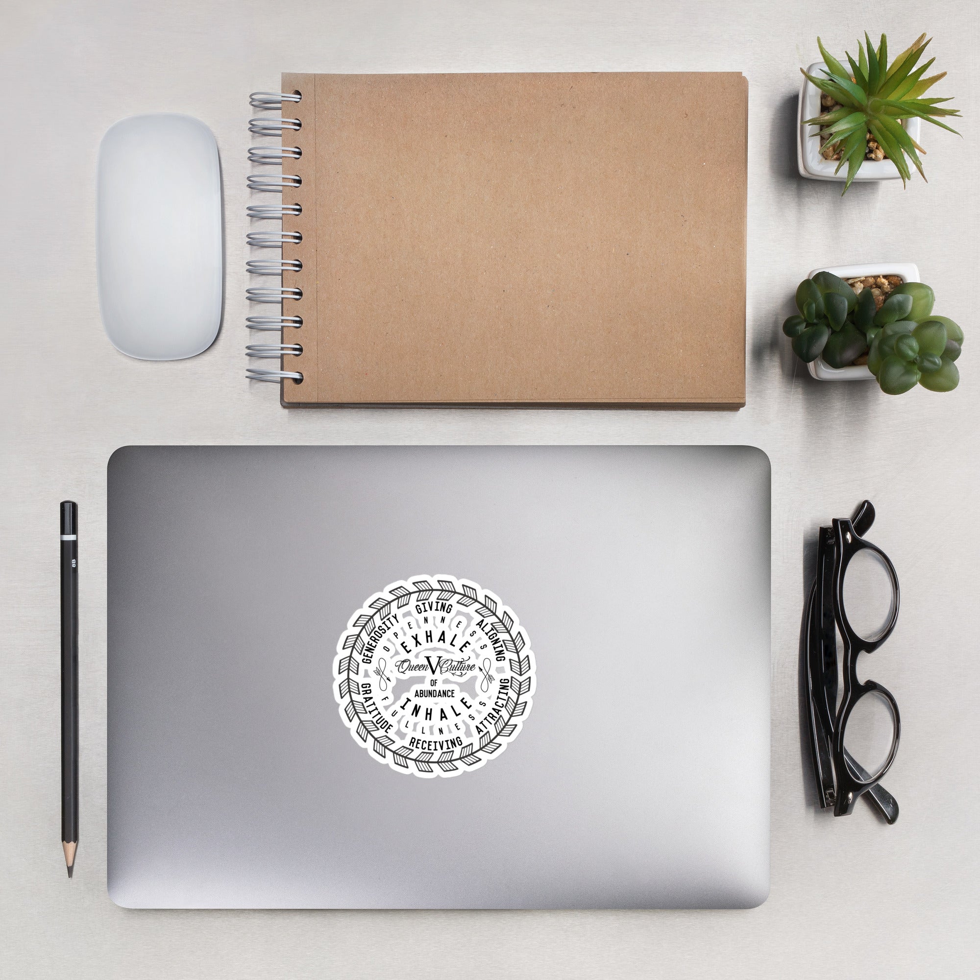 QVC Motto Bubble-free stickers