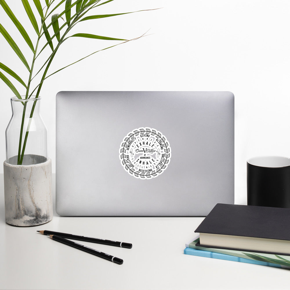 QVC Motto Bubble-free stickers