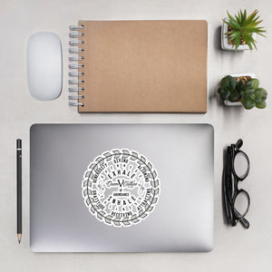 QVC Motto Bubble-free stickers