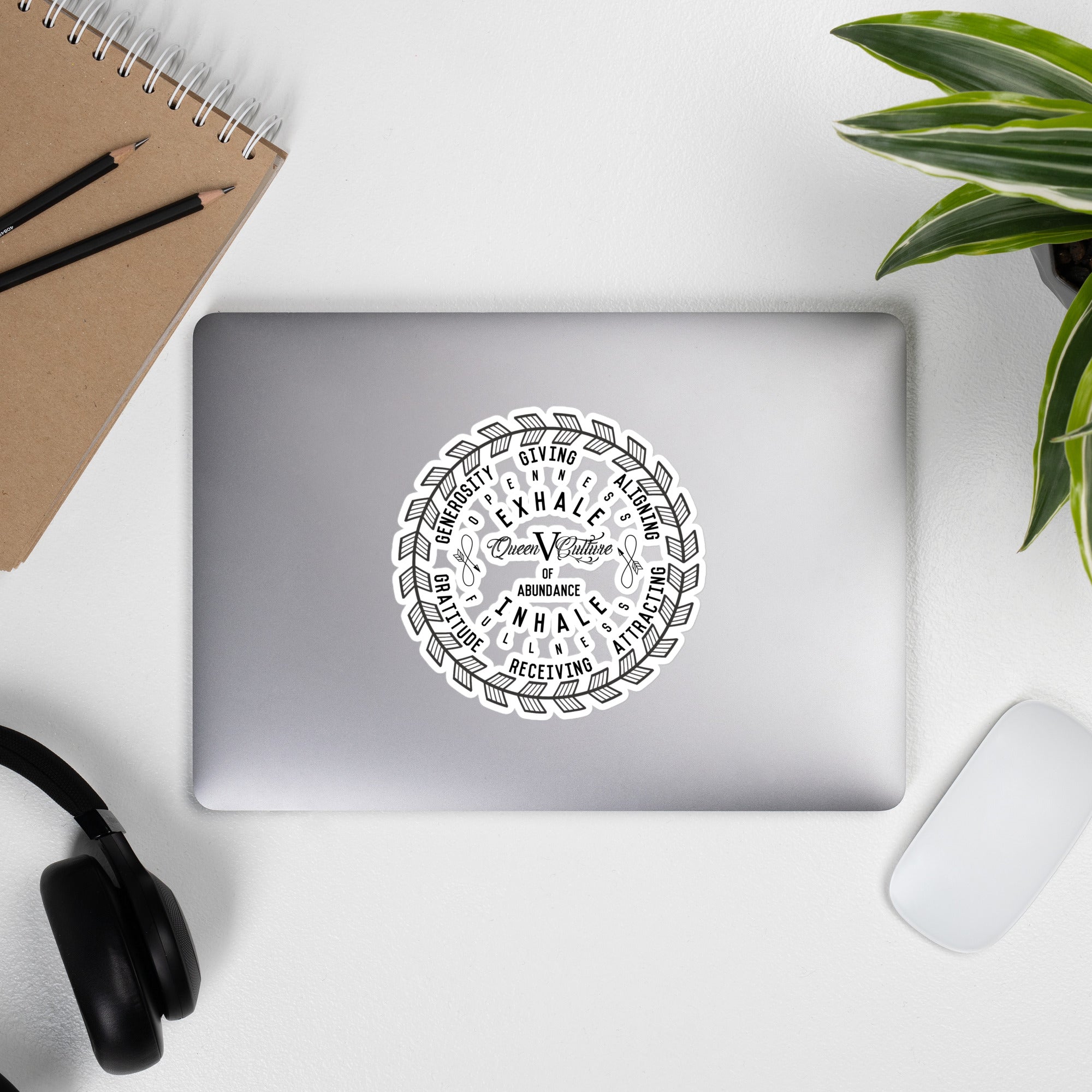 QVC Motto Bubble-free stickers