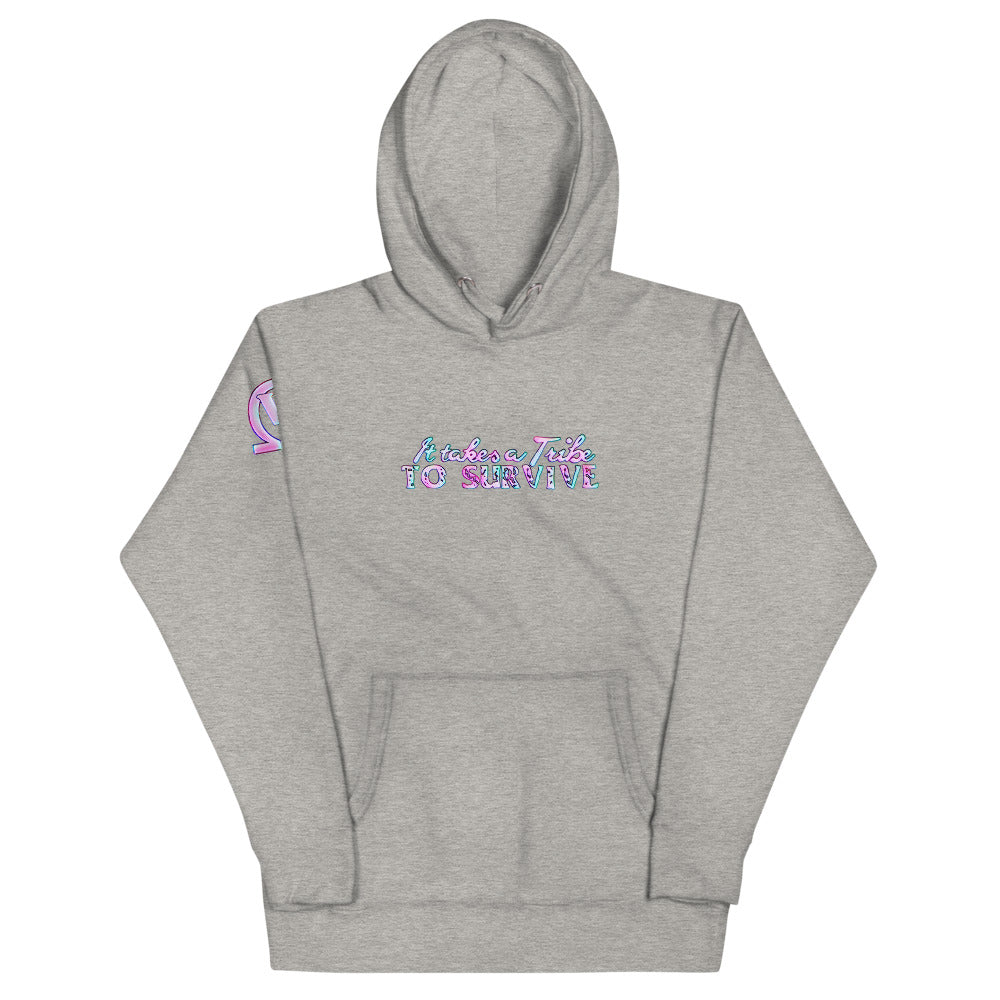 “It takes a Tribe To Survive” ΩVζ Hoodie - Queen V Culture 