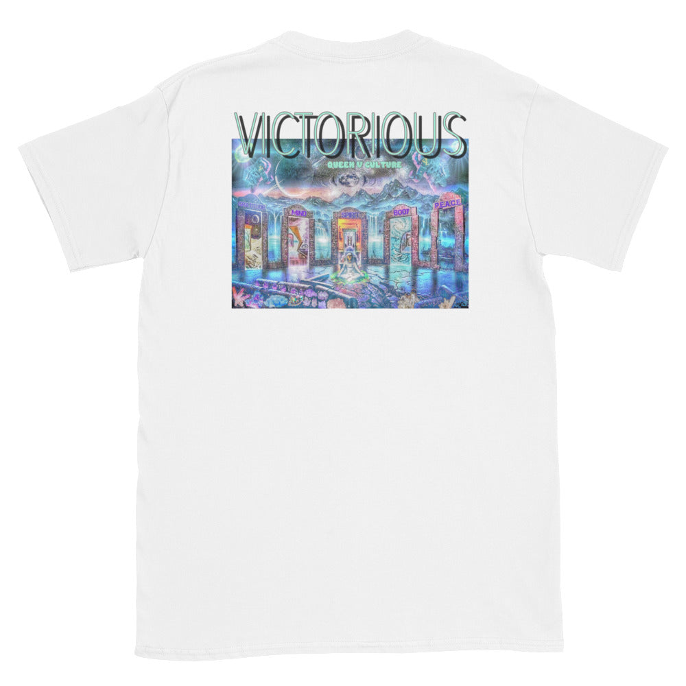 ΩVζ VICTORIOUS BEING Short-Sleeve T-Shirt - Queen V Culture 