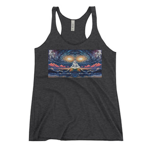 “Manifest Your Realm ” ΩVζ Racerback Tank - Queen V Culture 