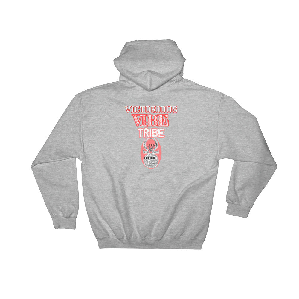 [VICTORIOUS VIBE TRIBE] - MOTTO Hoodie - Queen V Culture 