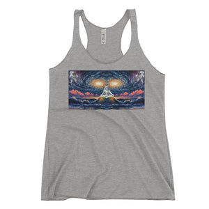 “Manifest Your Realm ” ΩVζ Racerback Tank - Queen V Culture 