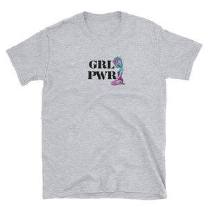 *GRL PWR* [Rising Rose] Short-Sleeve T-Shirt - Queen V Culture 