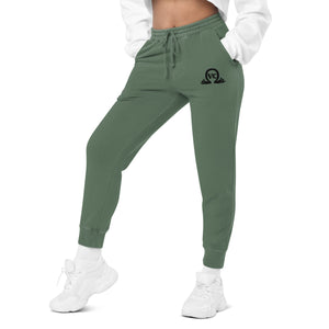 QueenVCulture Embroidered Logo pigment-dyed sweatpants