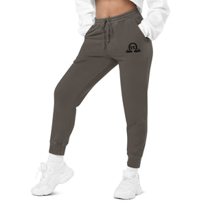 QueenVCulture Embroidered Logo pigment-dyed sweatpants