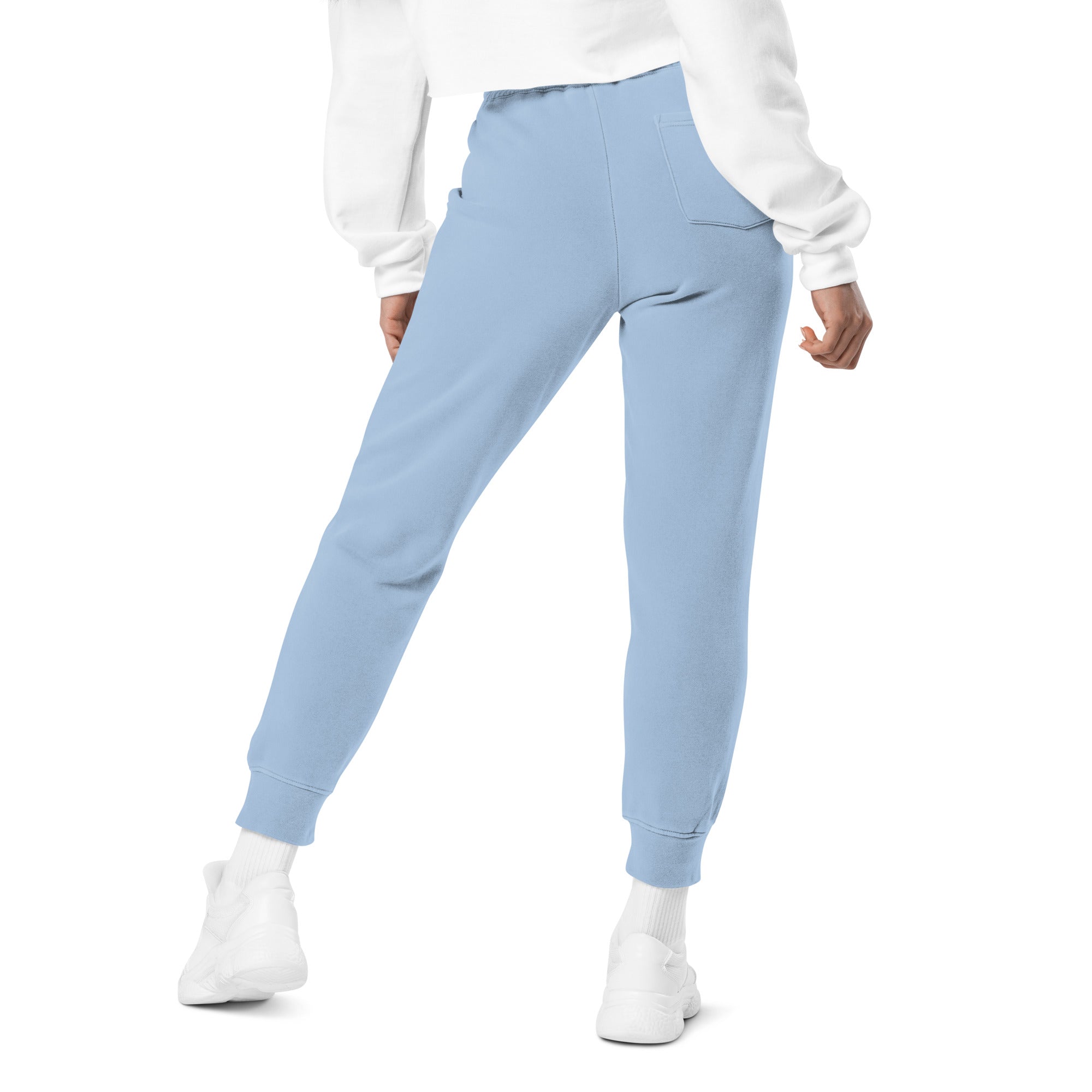 QueenVCulture Embroidered Logo pigment-dyed sweatpants