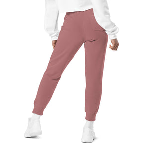QueenVCulture Embroidered Logo pigment-dyed sweatpants