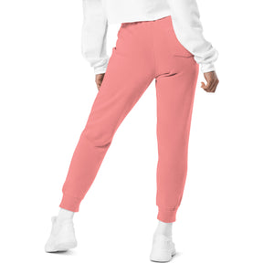 QueenVCulture Embroidered Logo pigment-dyed sweatpants