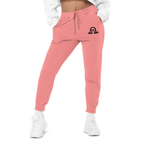 QueenVCulture Embroidered Logo pigment-dyed sweatpants