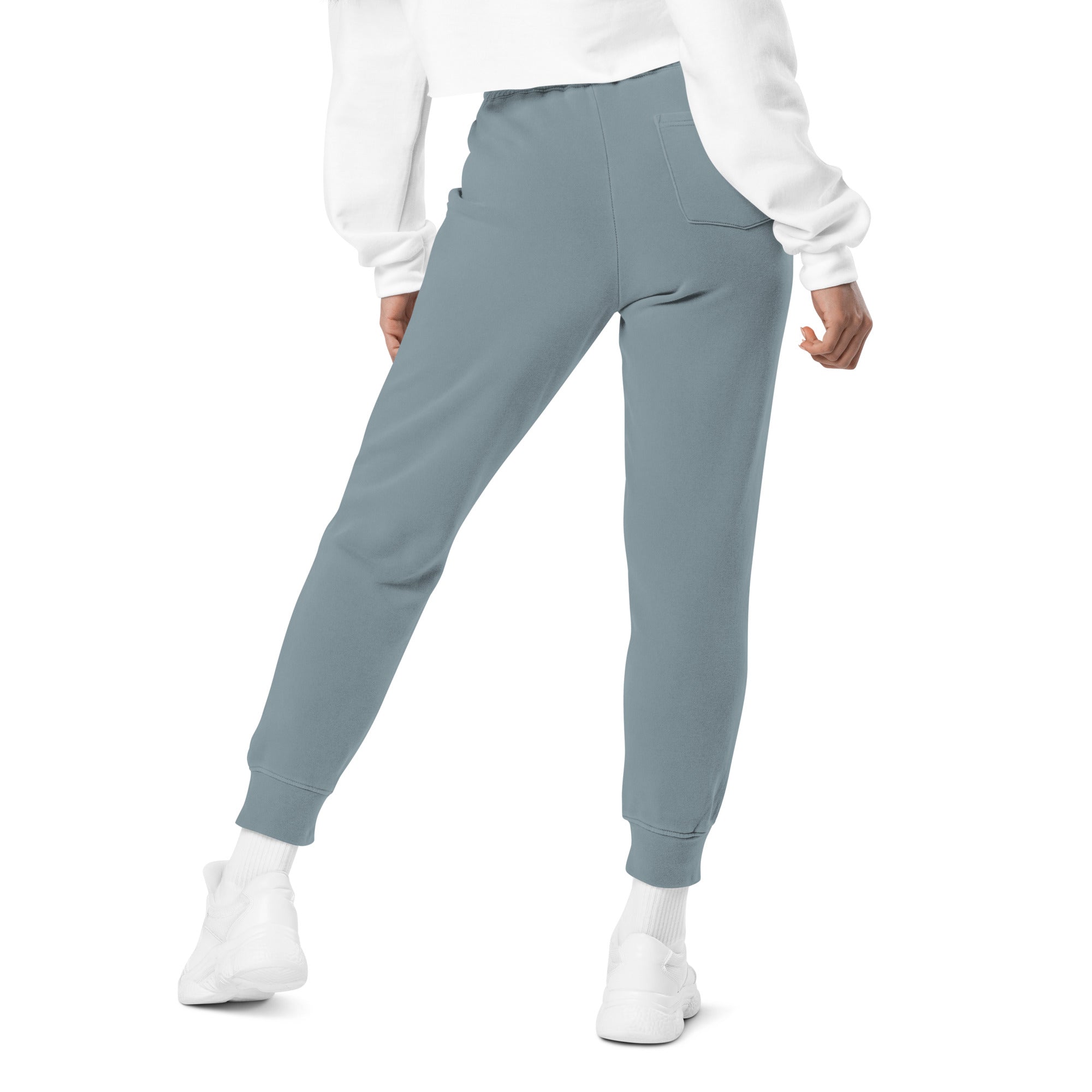 QueenVCulture Embroidered Logo pigment-dyed sweatpants