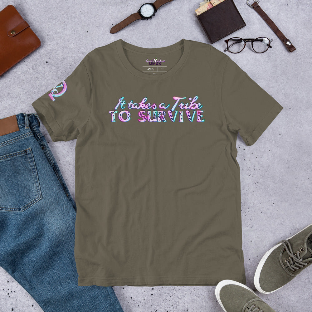 “It takes a Tribe To SURVIVE” ΩVζ Short-Sleeve T-Shirt