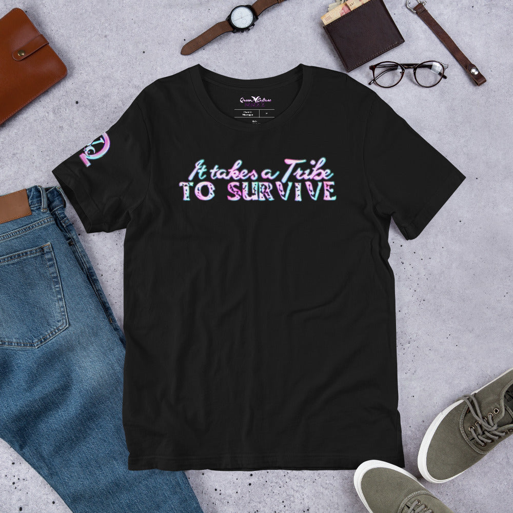 “It takes a Tribe To SURVIVE” ΩVζ Short-Sleeve T-Shirt