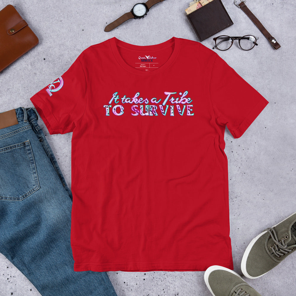 “It takes a Tribe To SURVIVE” ΩVζ Short-Sleeve T-Shirt
