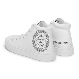 Women’s high top canvas shoes