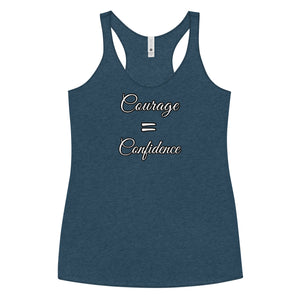 Courage=Confidence QVC Racerback Tank