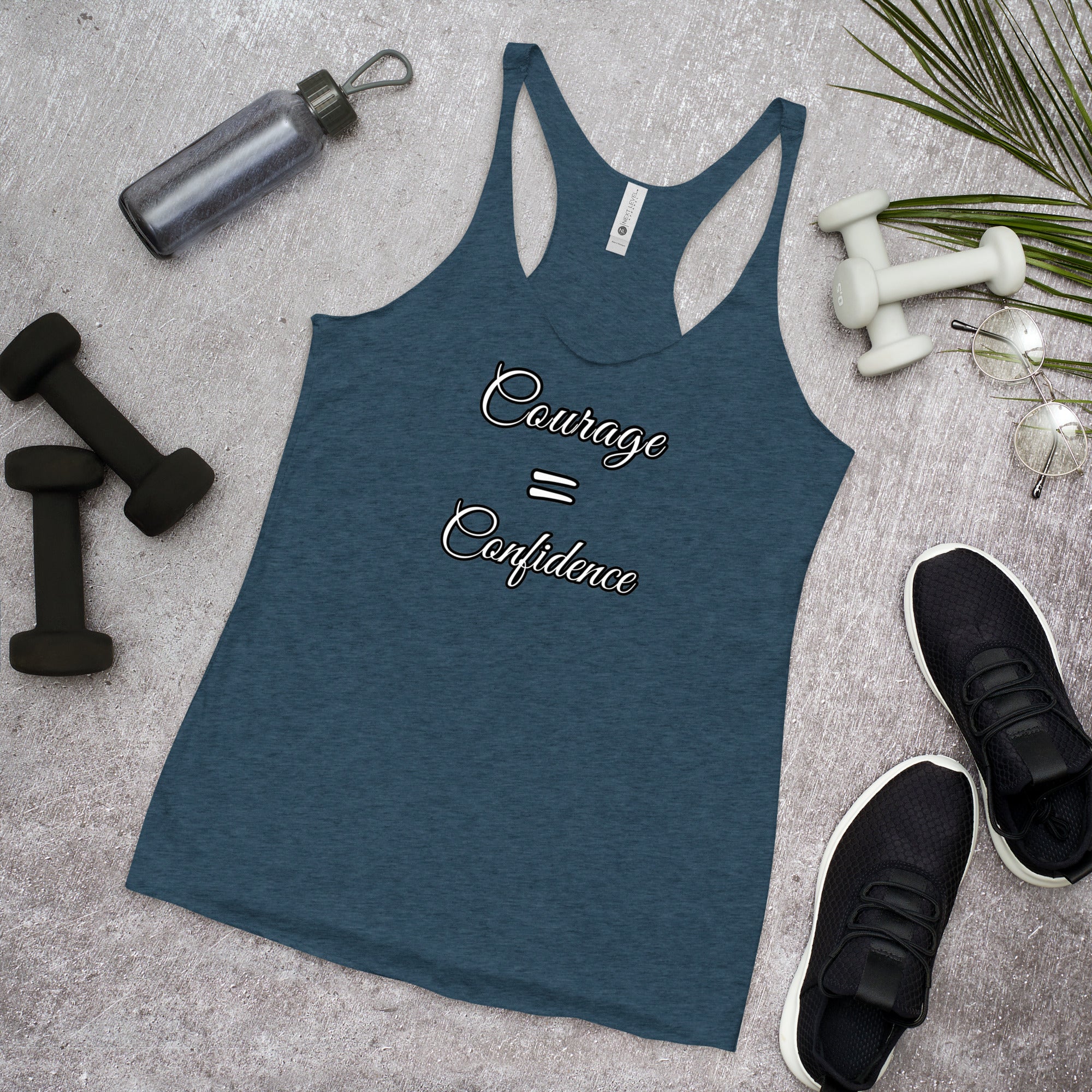 Courage=Confidence QVC Racerback Tank