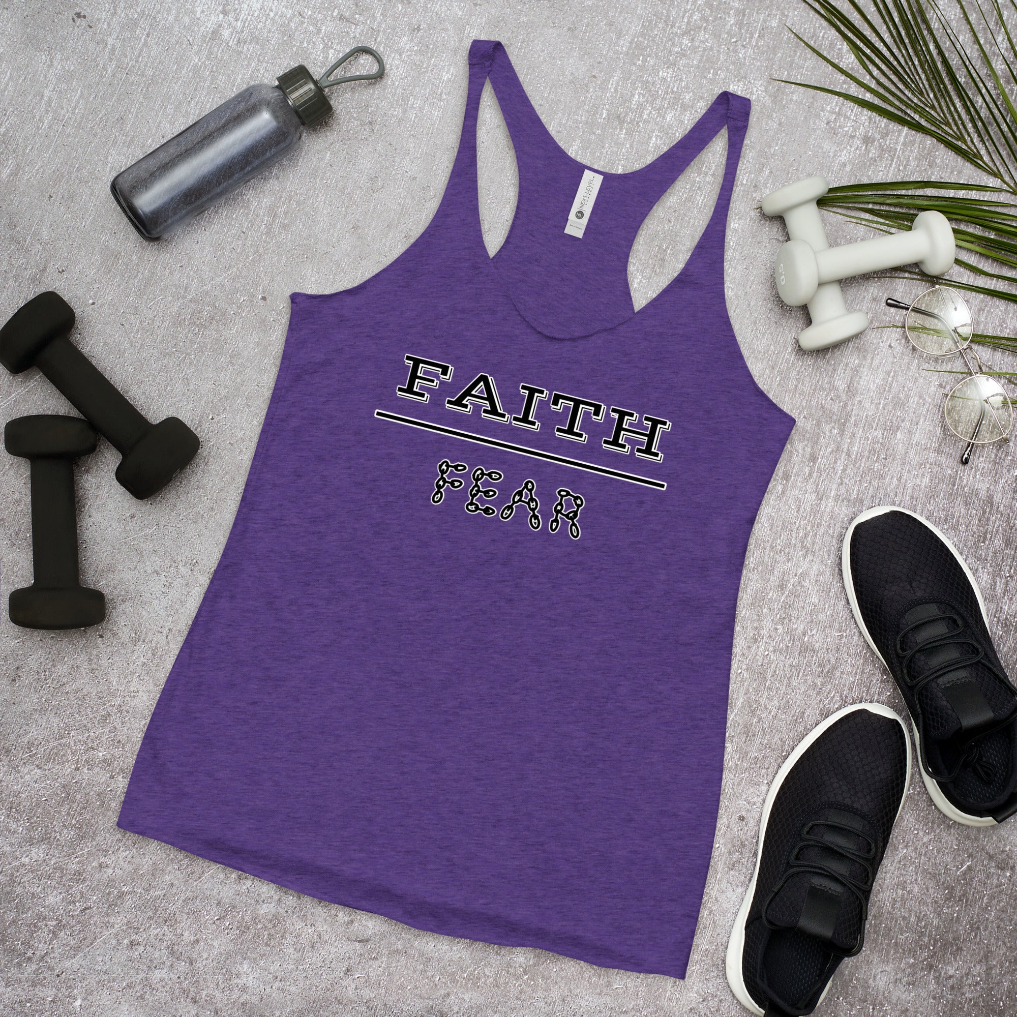 FAITH/fear Women's Racerback Tank