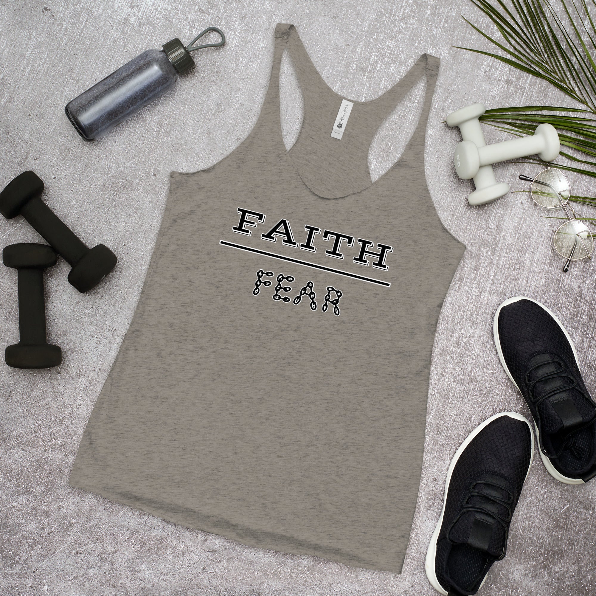 FAITH/fear Women's Racerback Tank