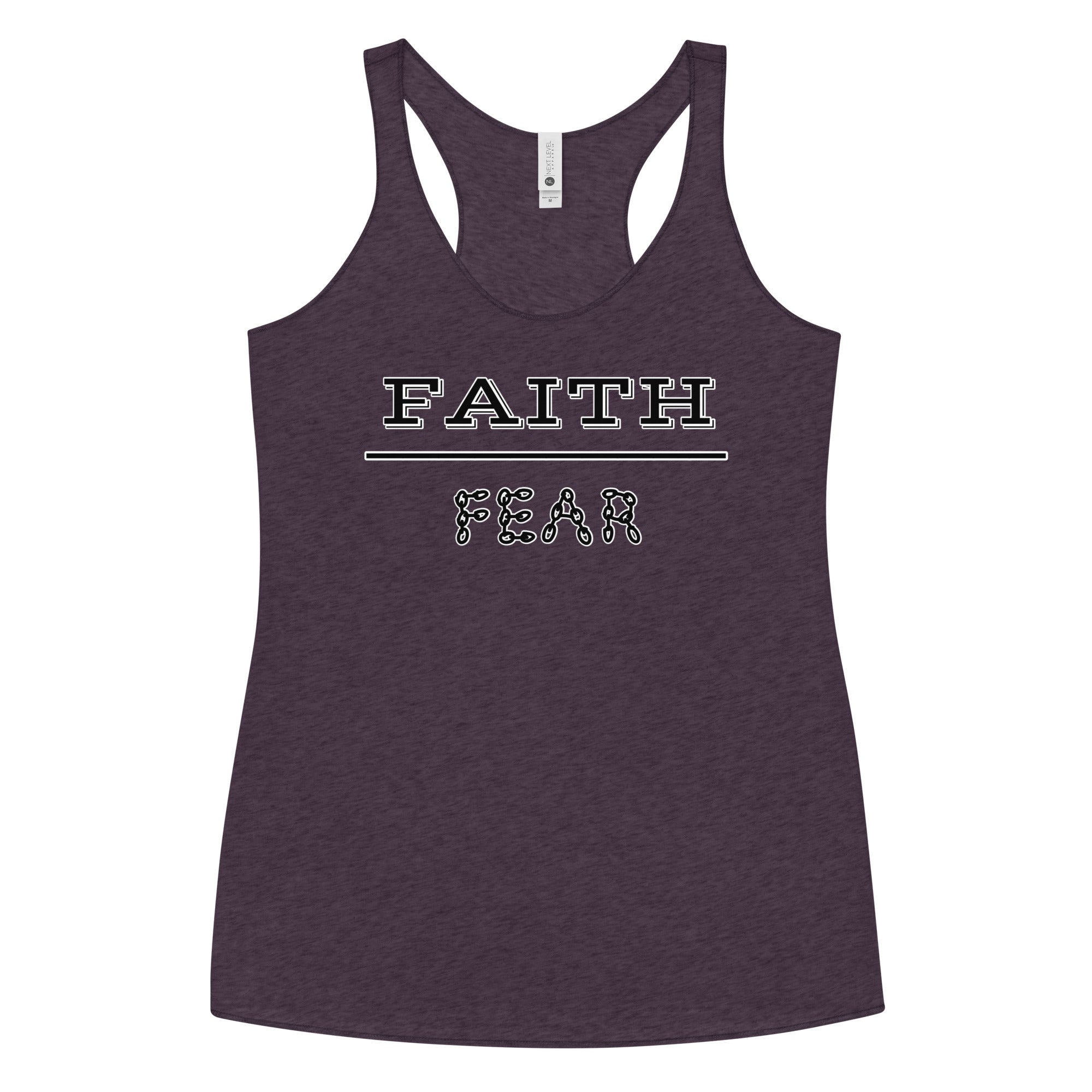 FAITH/fear Women's Racerback Tank