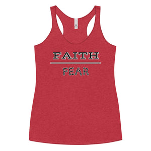 FAITH/fear Women's Racerback Tank