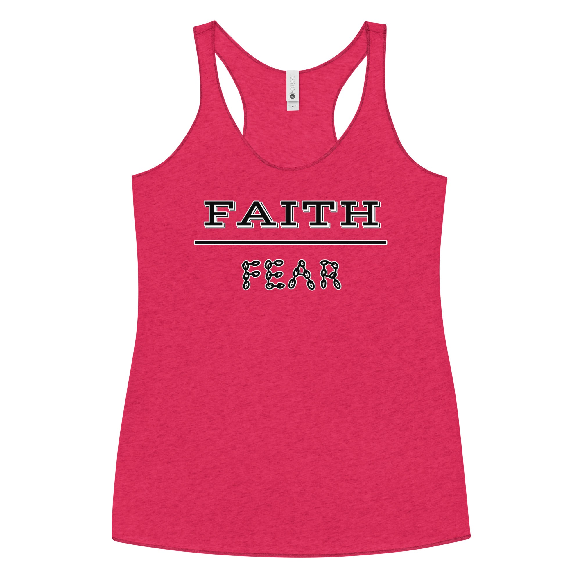 FAITH/fear Women's Racerback Tank