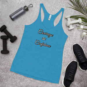 Courage=Confidence QVC Racerback Tank