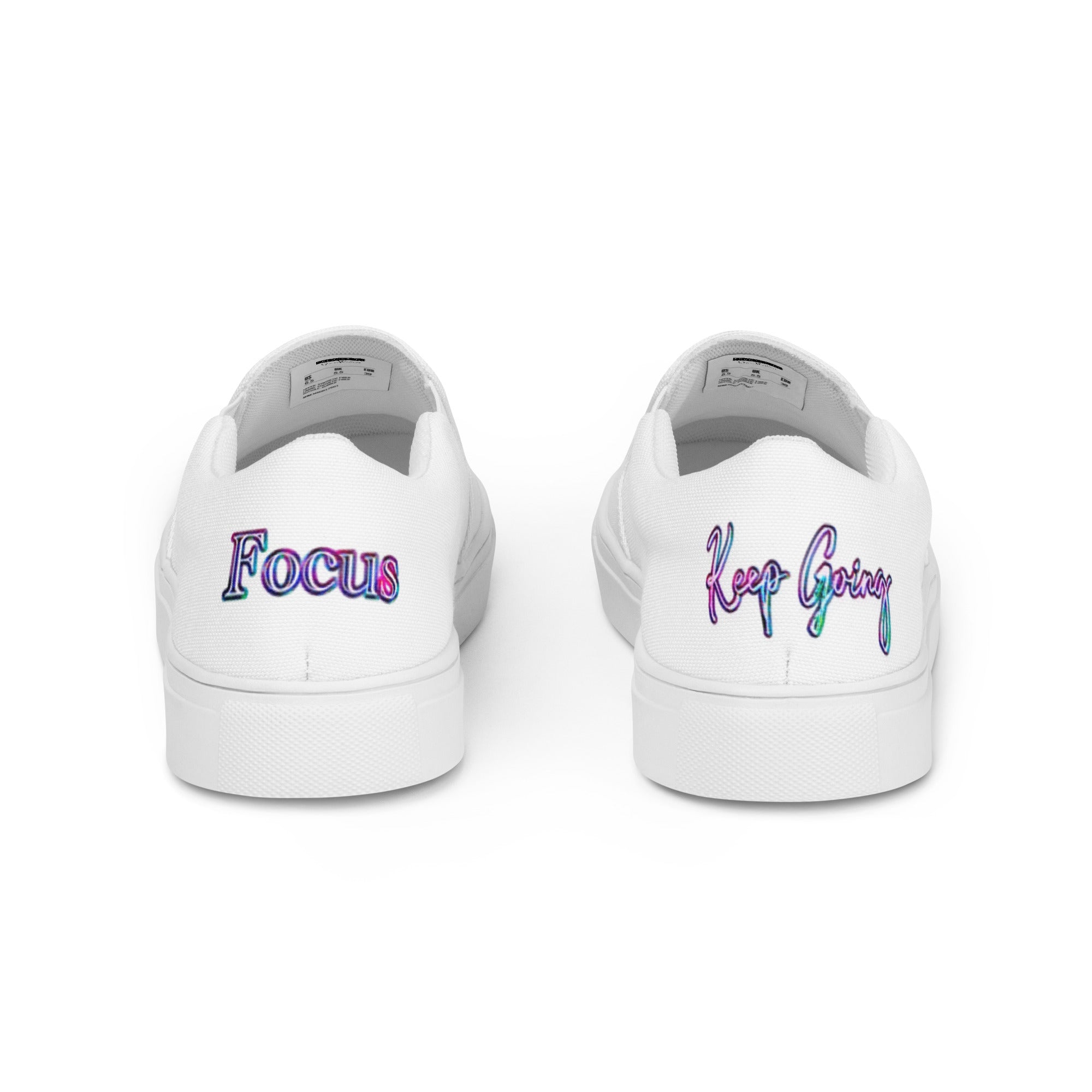 QVC MOTTO slip-on canvas shoes