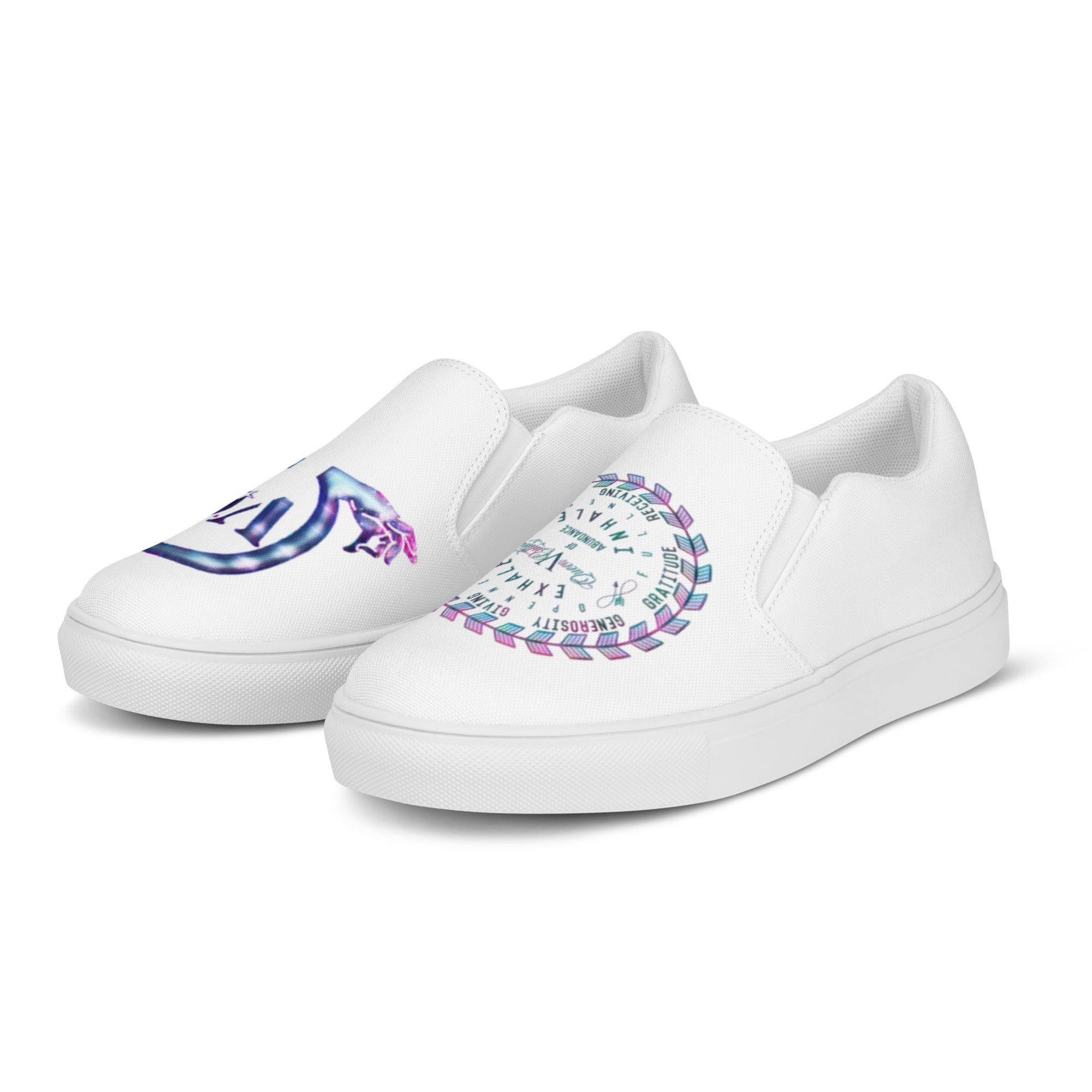 QVC MOTTO slip-on canvas shoes
